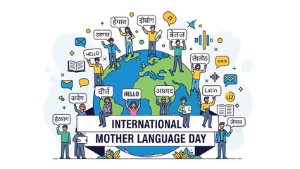 International Mother Language Day Celebration Around the World with Diverse People
