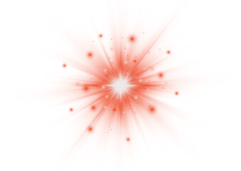 Shimmering burst of white stars with glowing rays. Ideal for magical, festive, or Christmas-themed illustrations. Transparent overlay included.