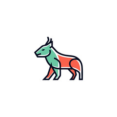 Lion logo line art set. Collection of elegant lion outline symbols. Simple vector mascot icon for branding. Walking and sitting lion, head profile. Minimalist animal design.