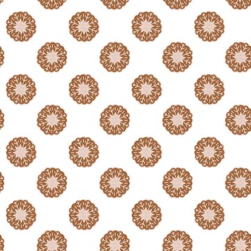 Snowflake cookie pattern