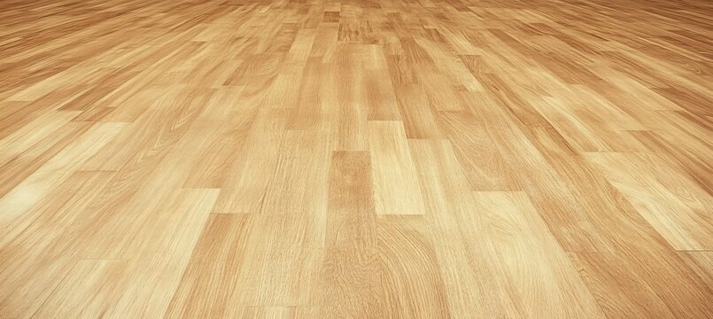Elegant Herringbone Pattern of Light Hardwood Flooring in a Classic Style for Timeless Interiors