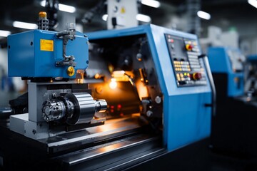 Daylight workshop with machine tools