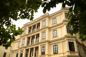 historic salzburg austria in autumn