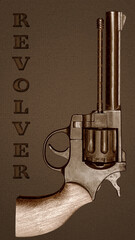 revolver, PNG format 9:16