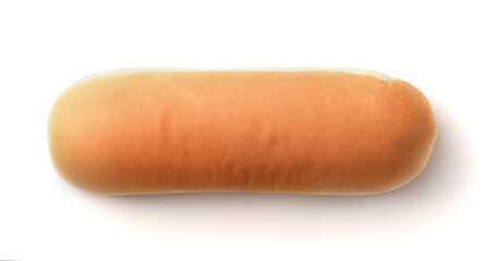 Whole hot dog bun