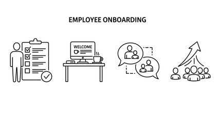 Essential steps for successful employee onboarding process covering checklist setup welcome kit training and team integration