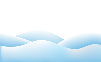 PNG Snow Drift A realistic, panoramic strip of snowy ground at the bottom of the frame	