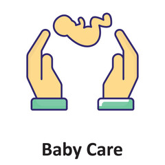 Obraz premium Baby Care Vector Icon which can easily modify or edit