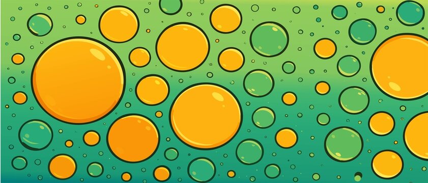 macro of oil mixed with water