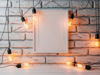 Minimalist lighted wall display