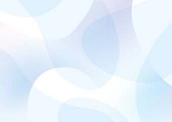 ブルー系グラデーションの優しい抽象背景