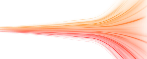 Electric yellow and orange streaks twist across dark urban roads. Neon glow emphasizes high-speed motion. Ideal for futuristic tech graphics. PNG