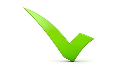 green checkmark icon signaling approval and success - Powered by Adobe