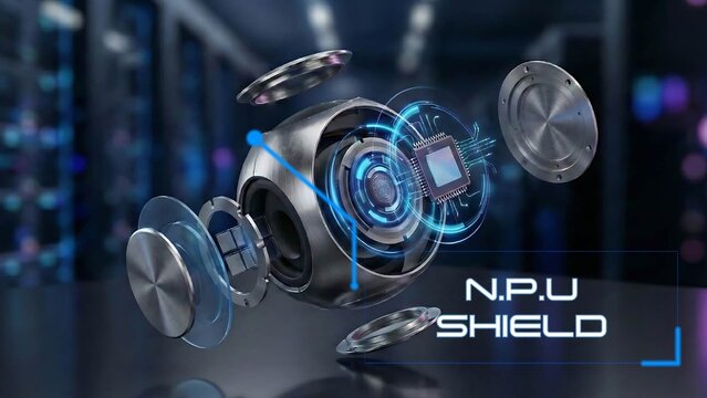 Futuristic 3D Tech HUD Callout Title