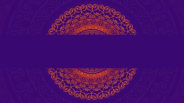 Luxury mandala background with golden arabesque pattern Arabic Islamic east style. Eid Style Decorative mandala. Mandala for your video background element