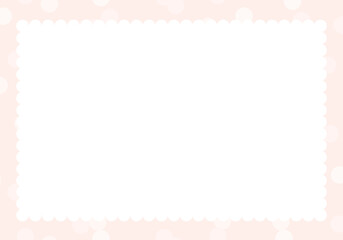 Nice background with abstract circles white frame