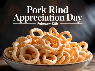 Pork rind appreciation day celebrated on february 12th with delicious curls