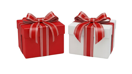 Beautiful Gift boxes Design Illustration isolated on transparent background