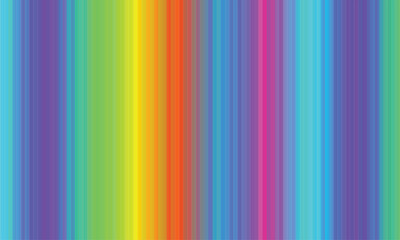 Obraz premium A vibrant rainbow of vertical stripes in a digital art background