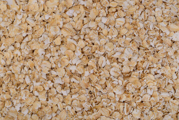 Organic oat flakes background