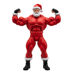 筋肉サンタのフレックスポーズ