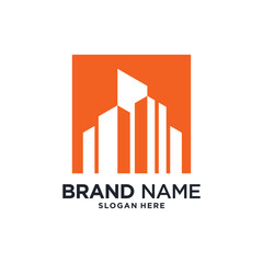 Building construction logo design inspiration with modern concept