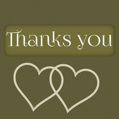 Thanks you card icon background,very nice thanks you gift card