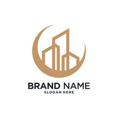 Building construction logo design inspiration with modern concept