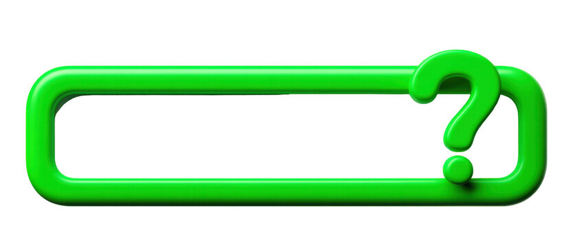 green question frame