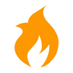 Fire icon vector 
