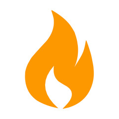 Fire icon vector 