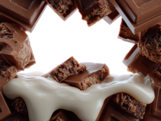 Indulgent chocolate bars and creamy soak in delicious harmony