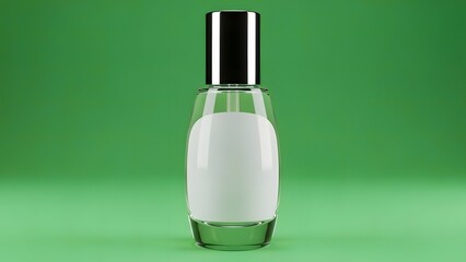 Cosmetic Bottle Mockup with Green Screen Background
