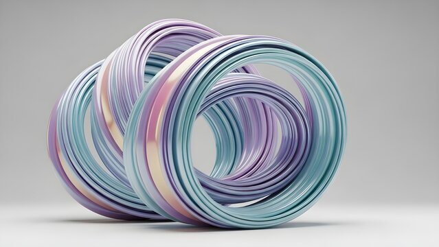 Representaci&oacute;n 3D de fondo de cristal en capas abstracto iridiscente hologr&aacute;fico.