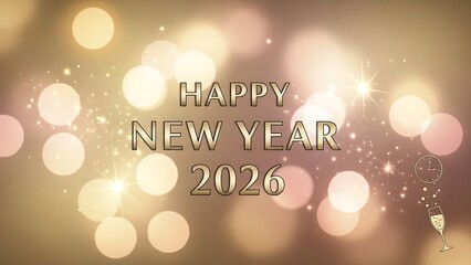 An illuminated neon sign design concept from 2026 features text illustrating a night of business success love and money for the new year happy new year 2026
new year 2026
