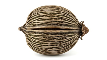 種子のクローズアップ on 白背景 under 柔らかな自然光