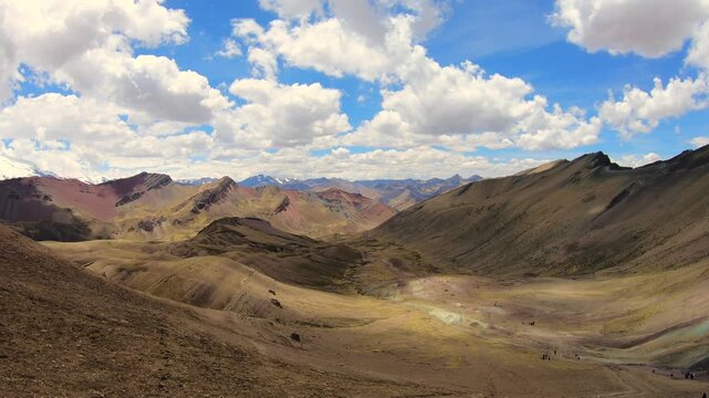 Vinicunca or Rainbow Mountain (Mountain of Seven Colors), Peru, Cusco Region