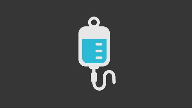 Intravenous Drip: a vector illustration of a medical intravenous drip bag, depicting care and healthcare