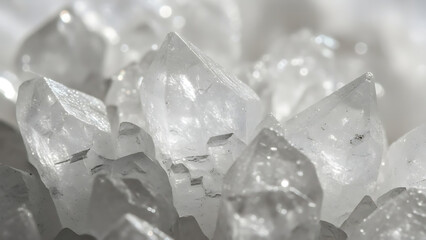 Natural Salt Crystal Texture Mineral Background