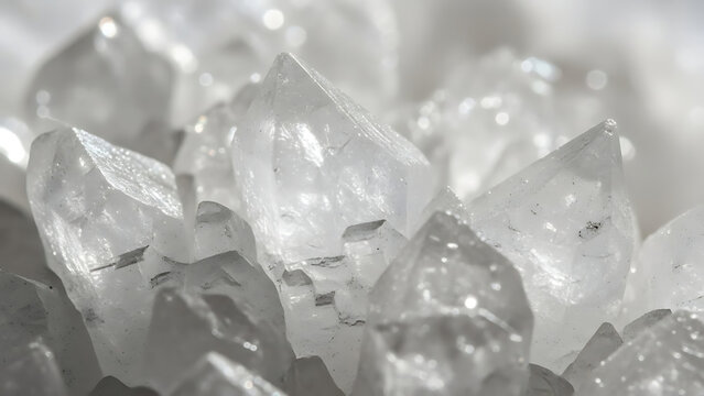 Natural Salt Crystal Texture Mineral Background