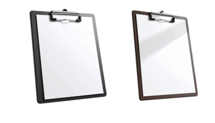 Floating Blank Clipboard Paper Office Tool PNG Transparent Background