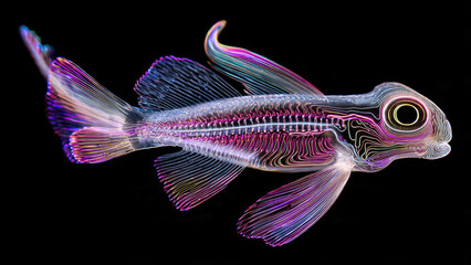 Fototapeta premium Colorful X-Ray Fish