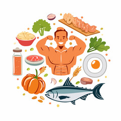 bodybuilding and nutritious food sources for muscle growth and health