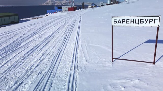 Barentsburg is northern most Russian owned coal mining settlement in Svalbard.