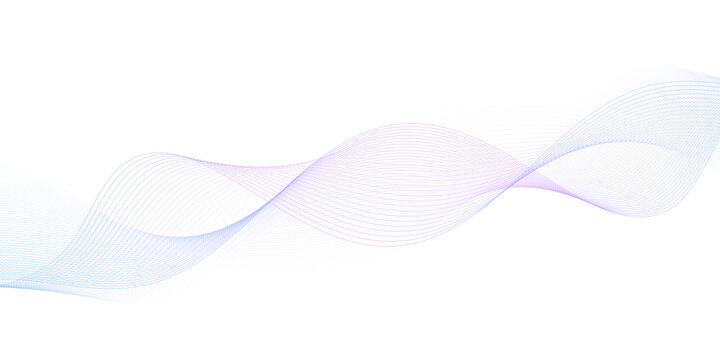 blue purple wave curve lines banner background .Digital frequency track equalizer. Stylized line art background. modern soft luxury texture with smooth and clean vector subtle background illustration