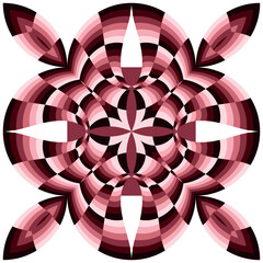 op art creative pattern, modern dynamic background, original vector decoration