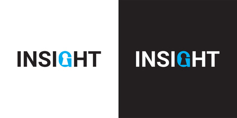 word mark insight logo design inspiration