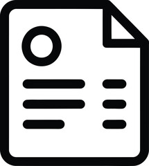Document icon with placeholder text