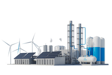 power plant in the city