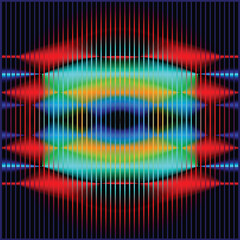 Wave Bloom &ndash; Abstract Light Ripple Silhouette Web